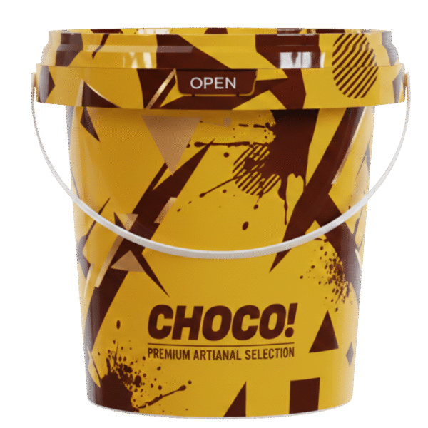 DYK907 – 900 ML Chocolate Packaging Bucket